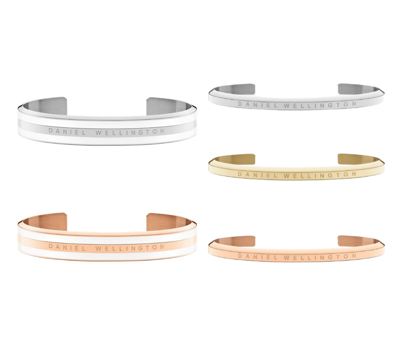 6 Stainless Steel Bracelets