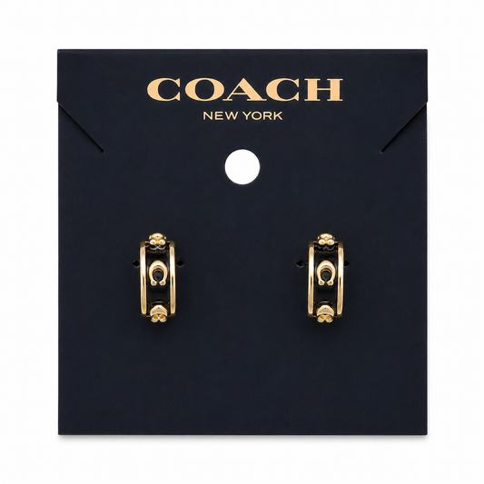Coach Huggie Earrings