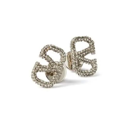 Vera Incrusted Studs Earrings