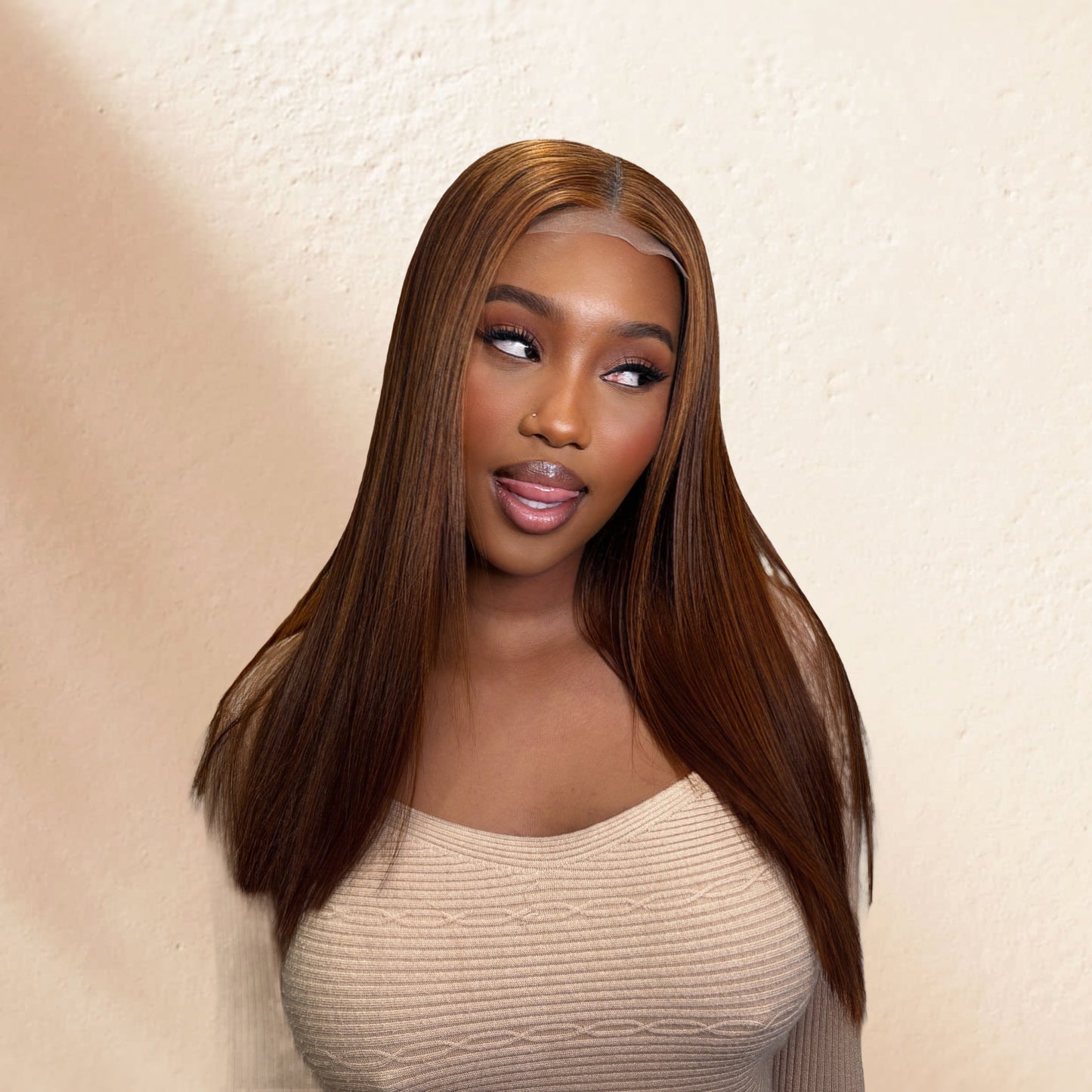 Bone Straight: Chestnut Brown