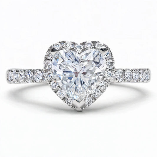 Heart Engagement Ring