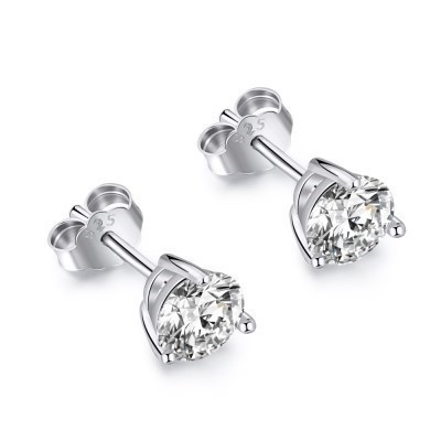 925 Solitaire Earrings