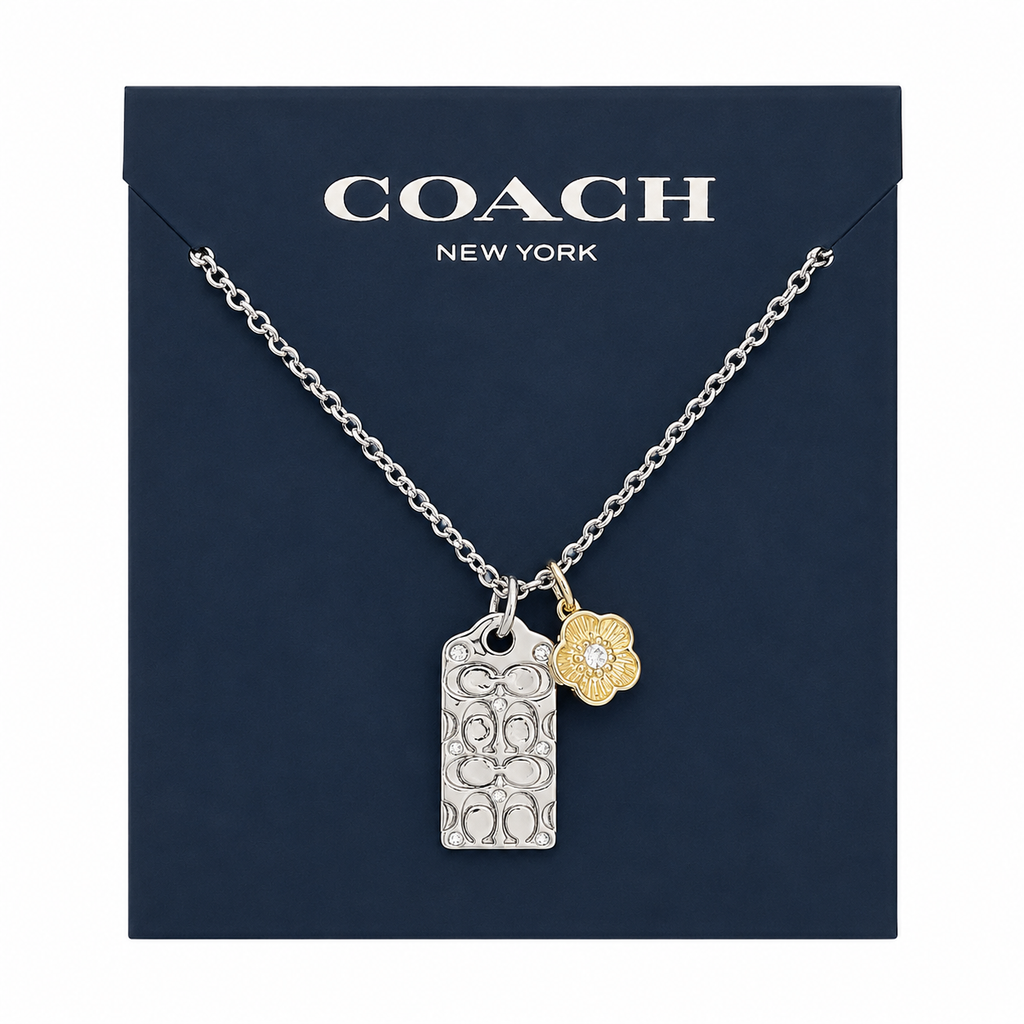 Coach Tag Necklace