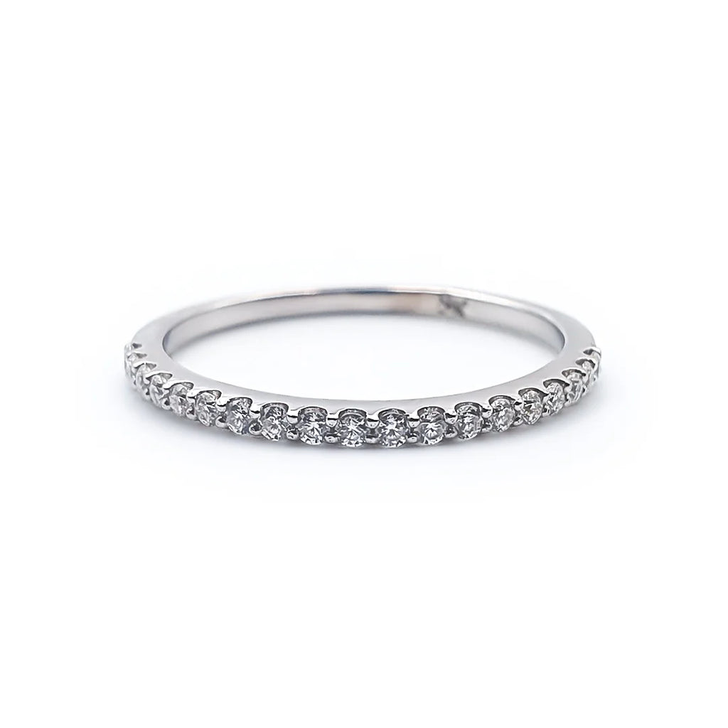 Eternity Band Engagement Ring