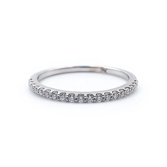 Eternity Band Engagement Ring