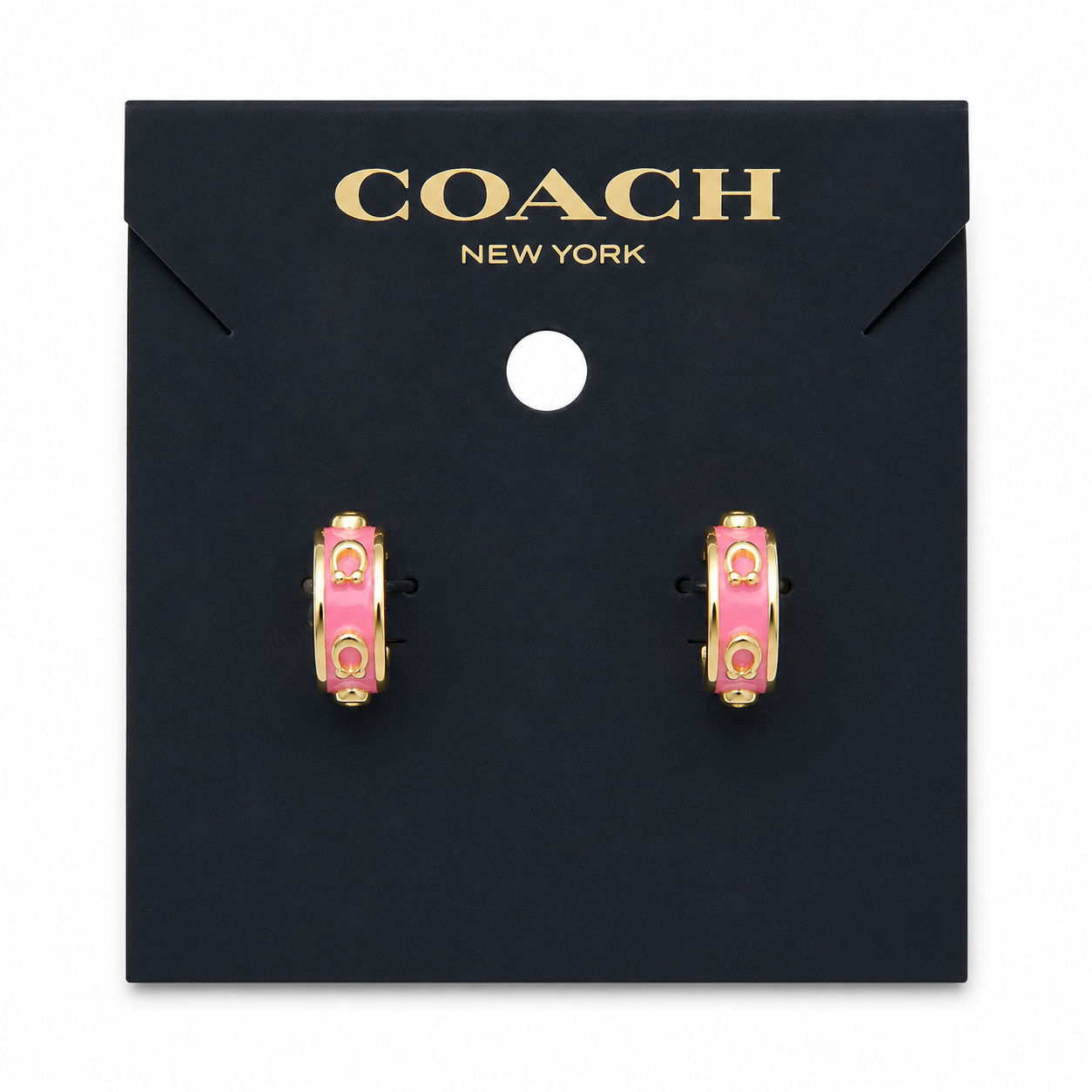 Coach Huggie Earrings