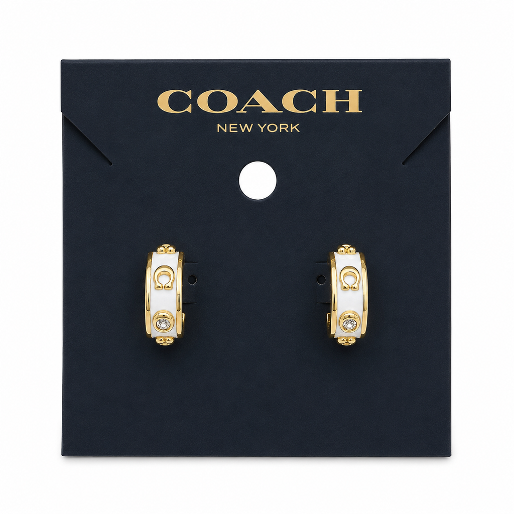 Coach Huggie Earrings