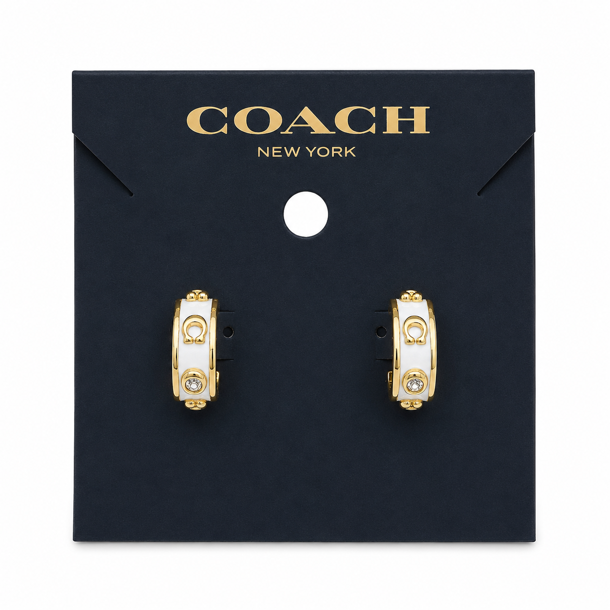 Coach Huggie Earrings