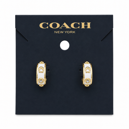 Coach Huggie Earrings