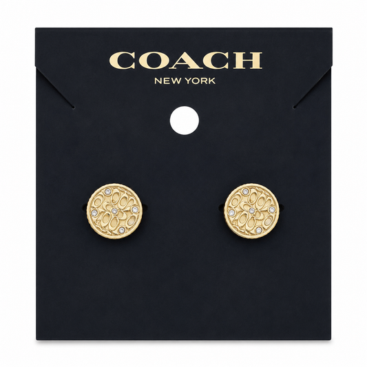 Coach Quilted Earrings