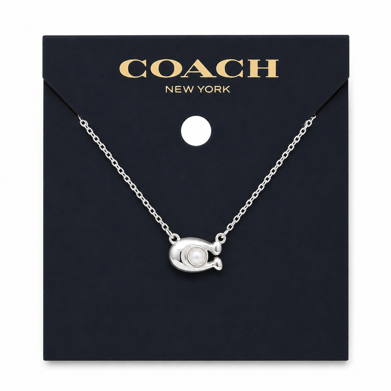 Coach Signature Pearl Necklace