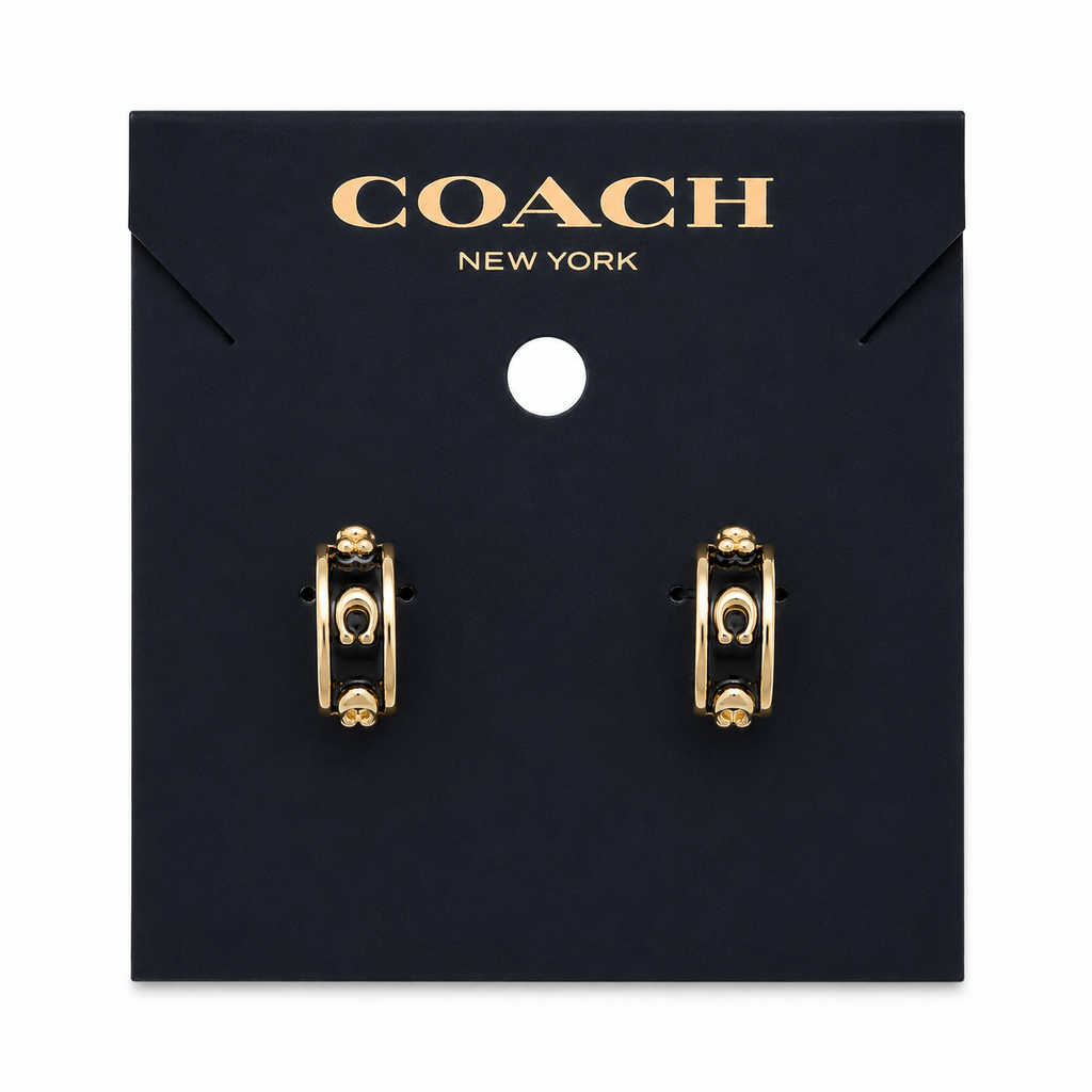 Coach Huggie Earrings