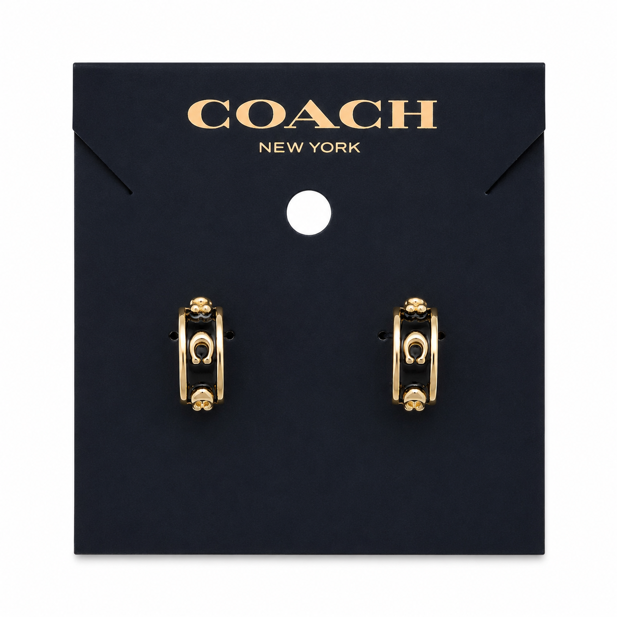 Coach Huggie Earrings