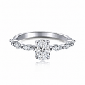 Moissanite Vine Engagement Ring