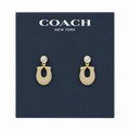 Coach Signature Incrusted Earrings