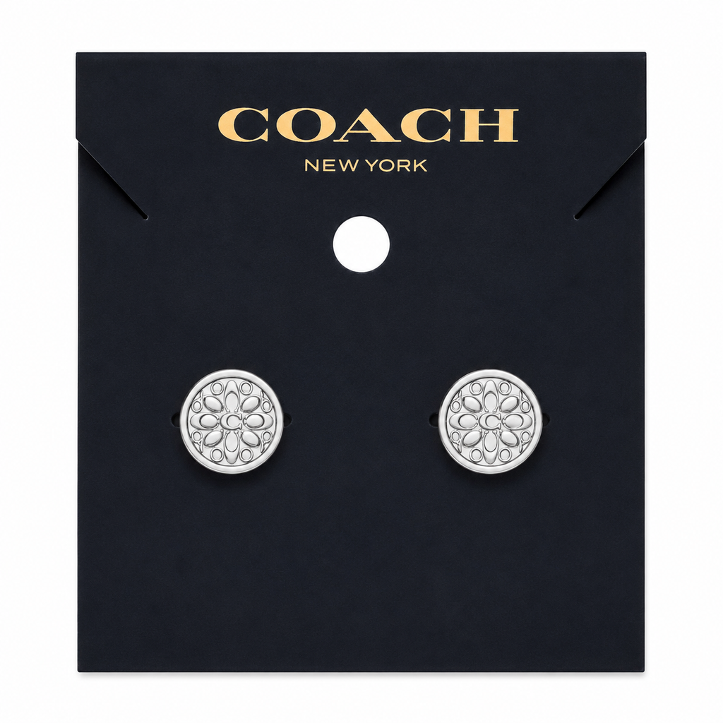 Coach Quilted Earrings
