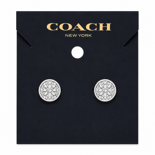 Coach Quilted Earrings