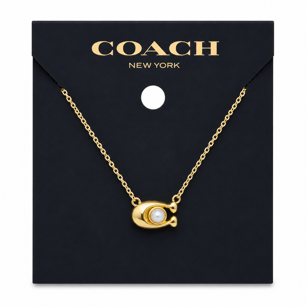 Coach Signature Pearl Necklace