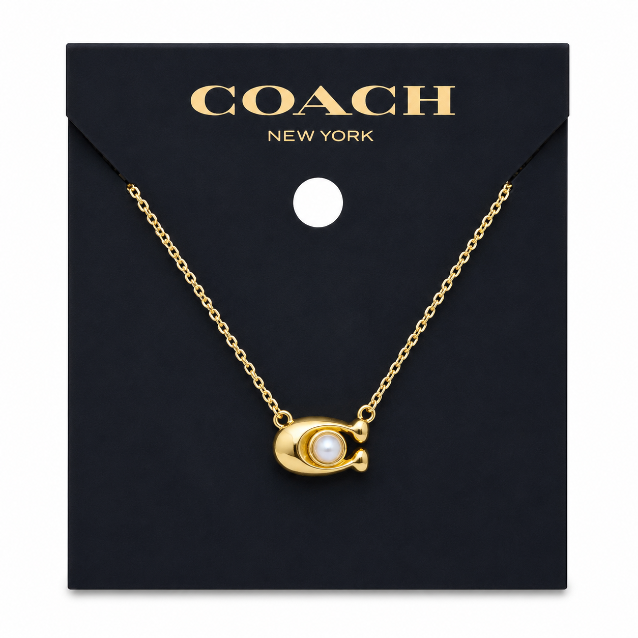 Coach Signature Pearl Necklace