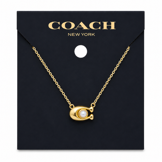 Coach Signature Pearl Necklace