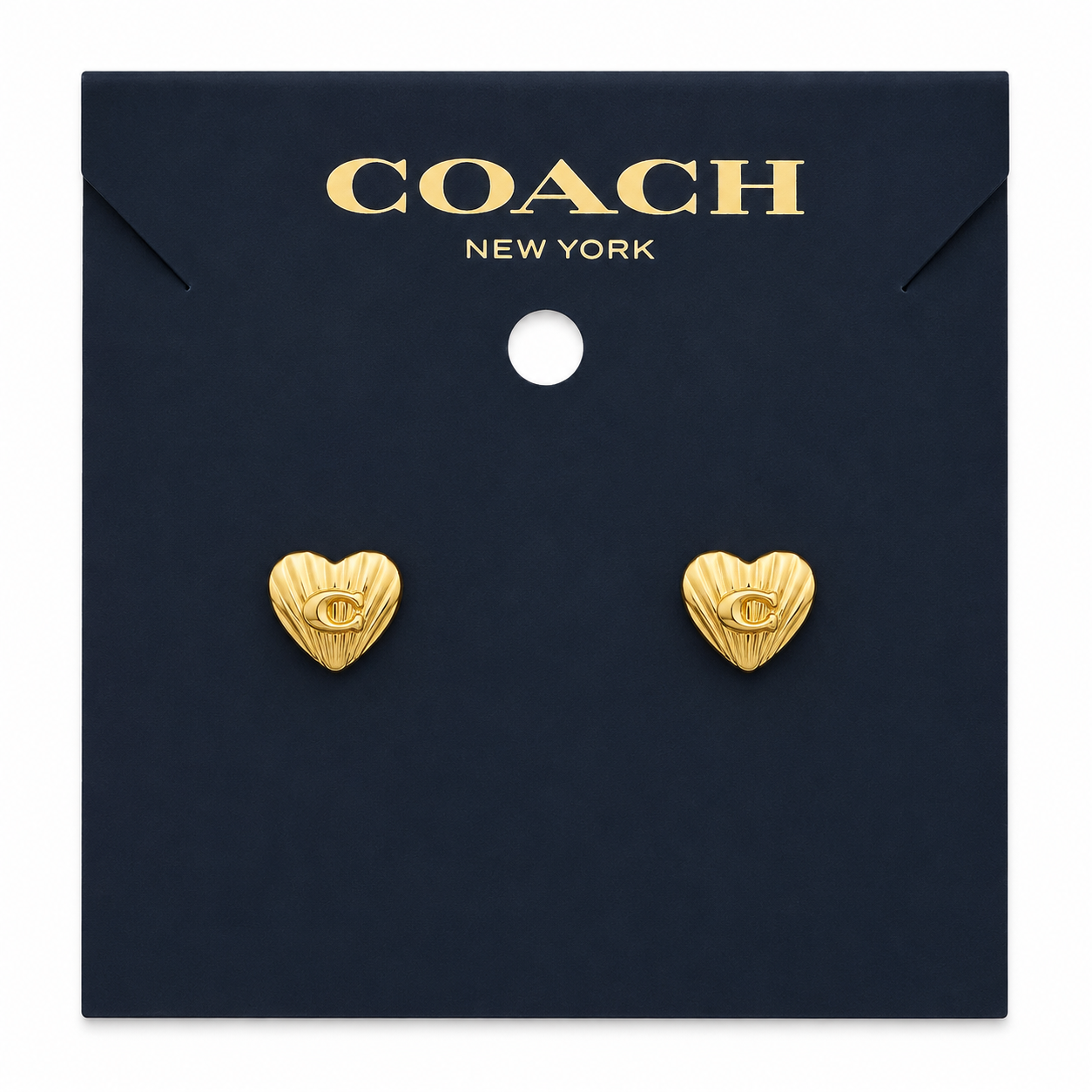 Coach Signature Shell Earrings