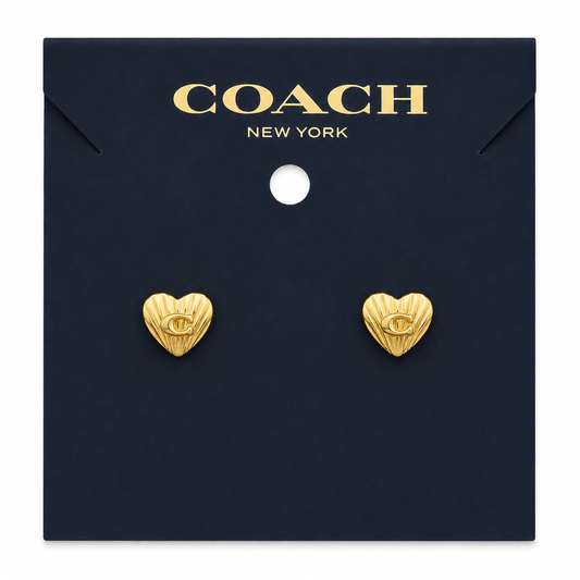Coach Signature Shell Earrings