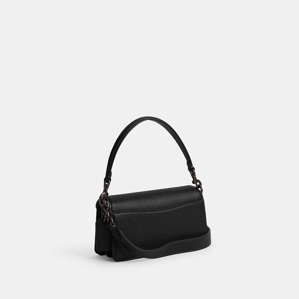 THE BLACK TABBY BAG - SILVER