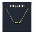 Coach Name-plate Necklace