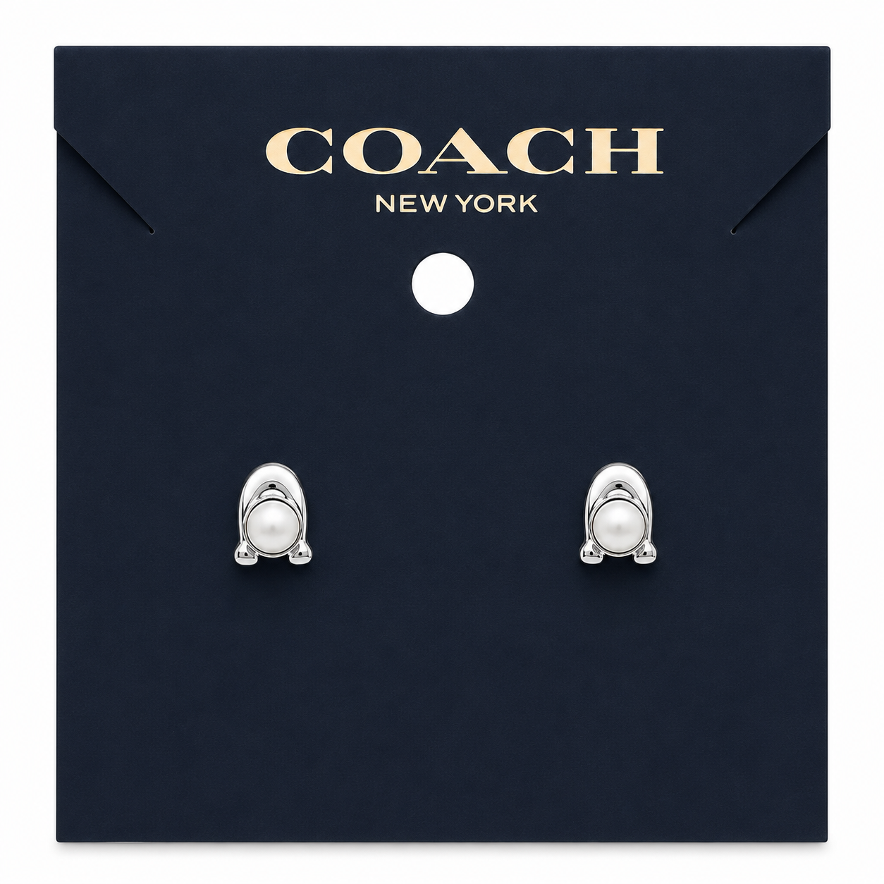 Coach Signature Pearl Earrings
