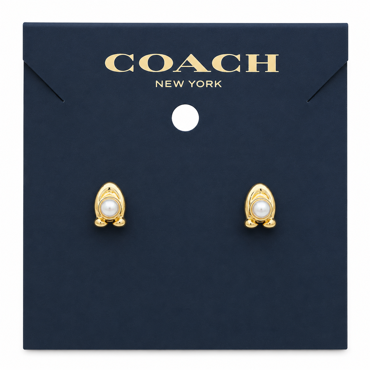 Coach Signature Pearl Earrings