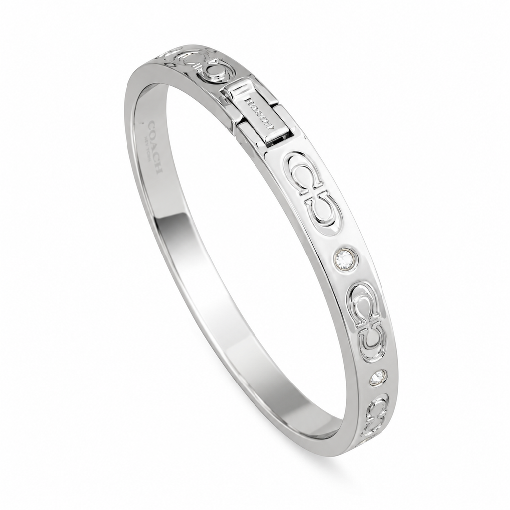 Coach Signature Hinged Bracelet