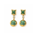 Emerald Blossom Earrings