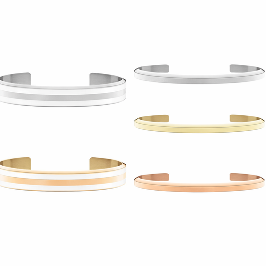 6 Stainless Steel Bracelets