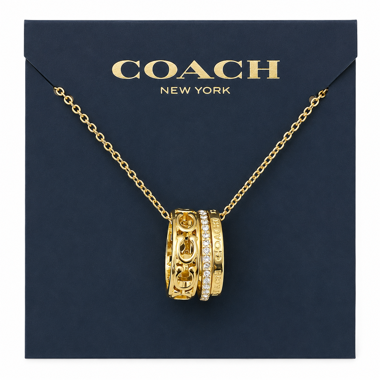 Coach Trio Necklace