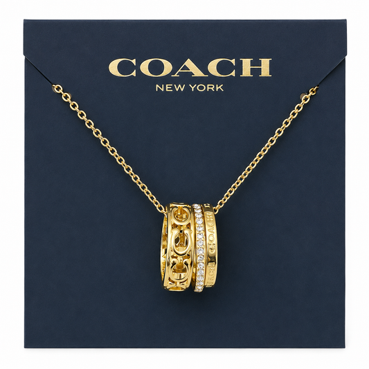 Coach Trio Necklace