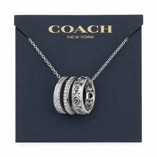 Coach Trio Necklace