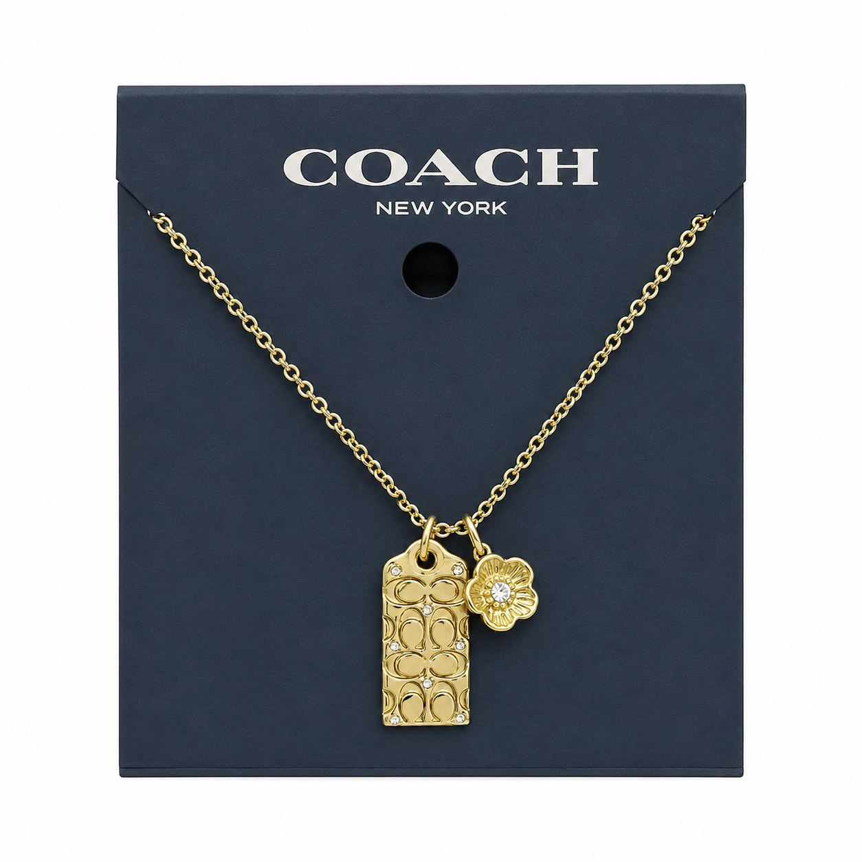 Coach Tag Necklace