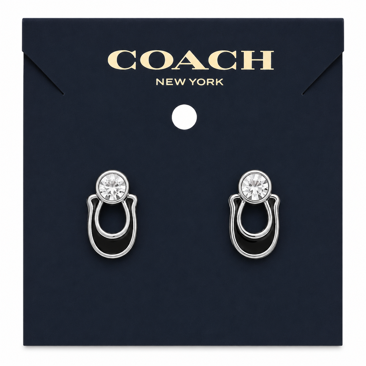 Coach Crystal Pearl Earrings