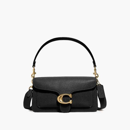 THE BLACK TABBY BAG - GOLD