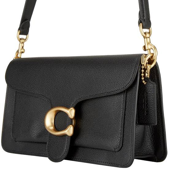 THE BLACK TABBY BAG - GOLD