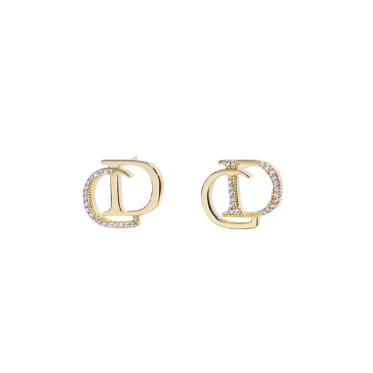 CD Incrusted Earrings