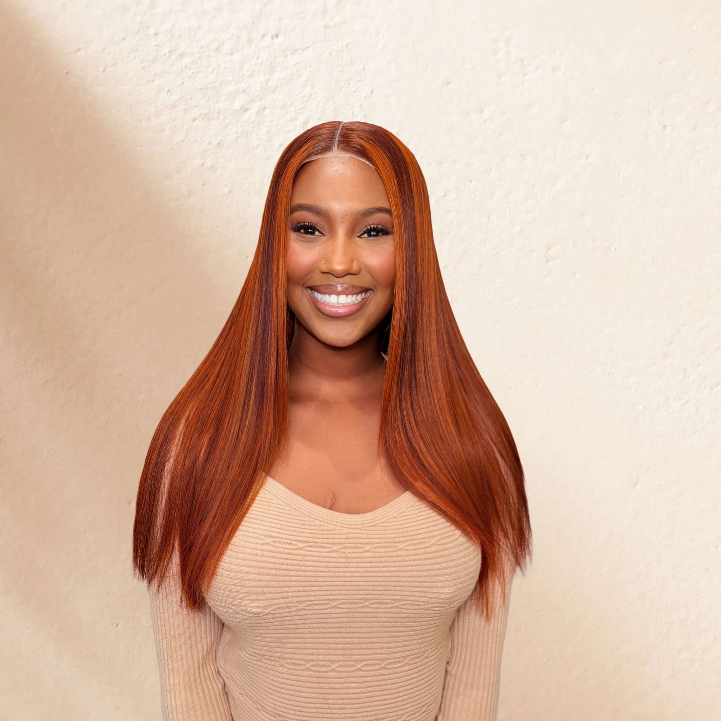 Bone Straight: Piano Orange