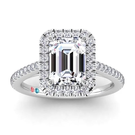 Emerald Engagement Ring